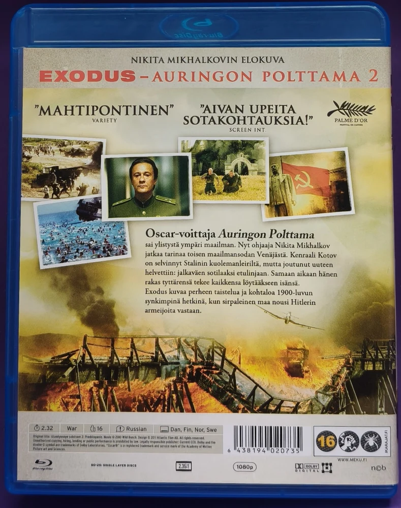 BLU-RAY) Exodus - Auringon Polttama 2 (2010) SUOMIKANNET