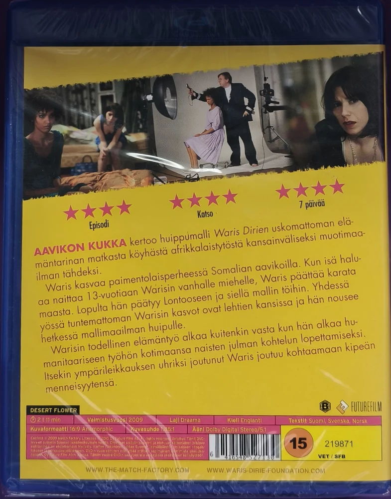 UUSI (BLU-RAY) Aavikon Kukka (2009) SUOMIKANNET