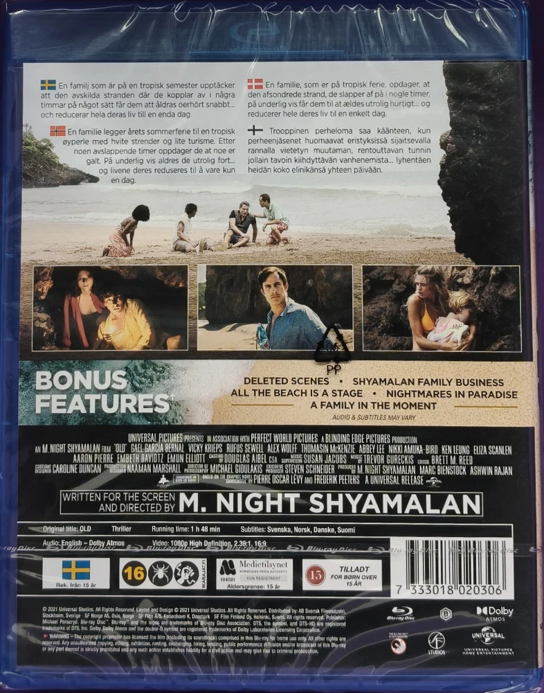 UUSI (BLU-RAY) M. Night Shyamalan: Old (2021)
