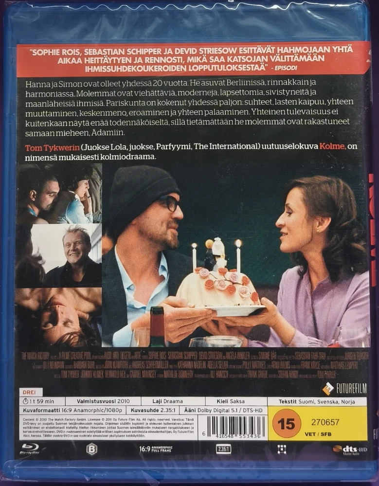 UUSI (BLU-RAY) Kolme  -  Drei (2010)