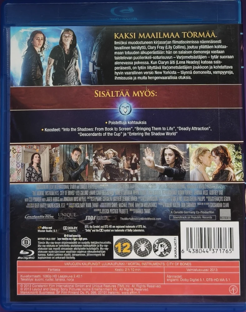 BLU-RAY) Varjojen kaupungit: Luukaupunki (2013) SUOMIKANNET