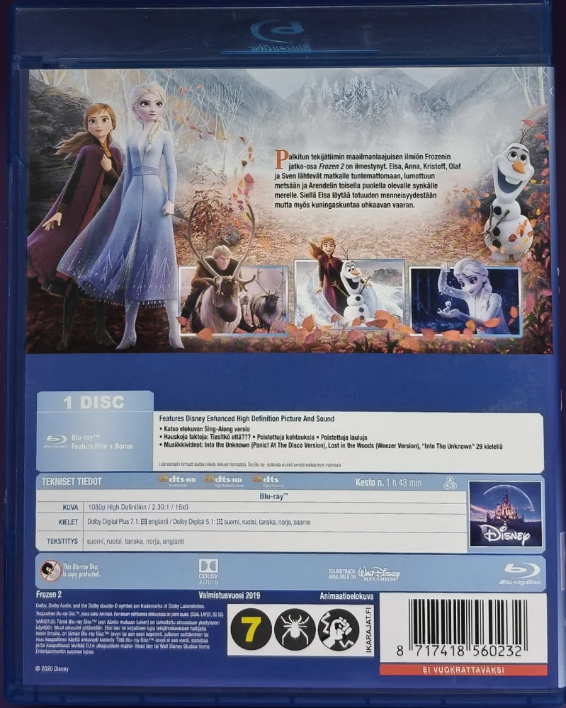 BLU-RAY) DISNEY: Frozen II (2) (2019)