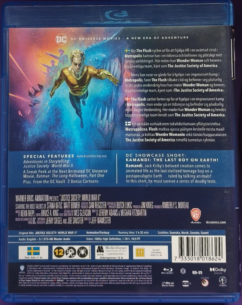BLU-RAY) DC - Justice Society: World War II (2021)