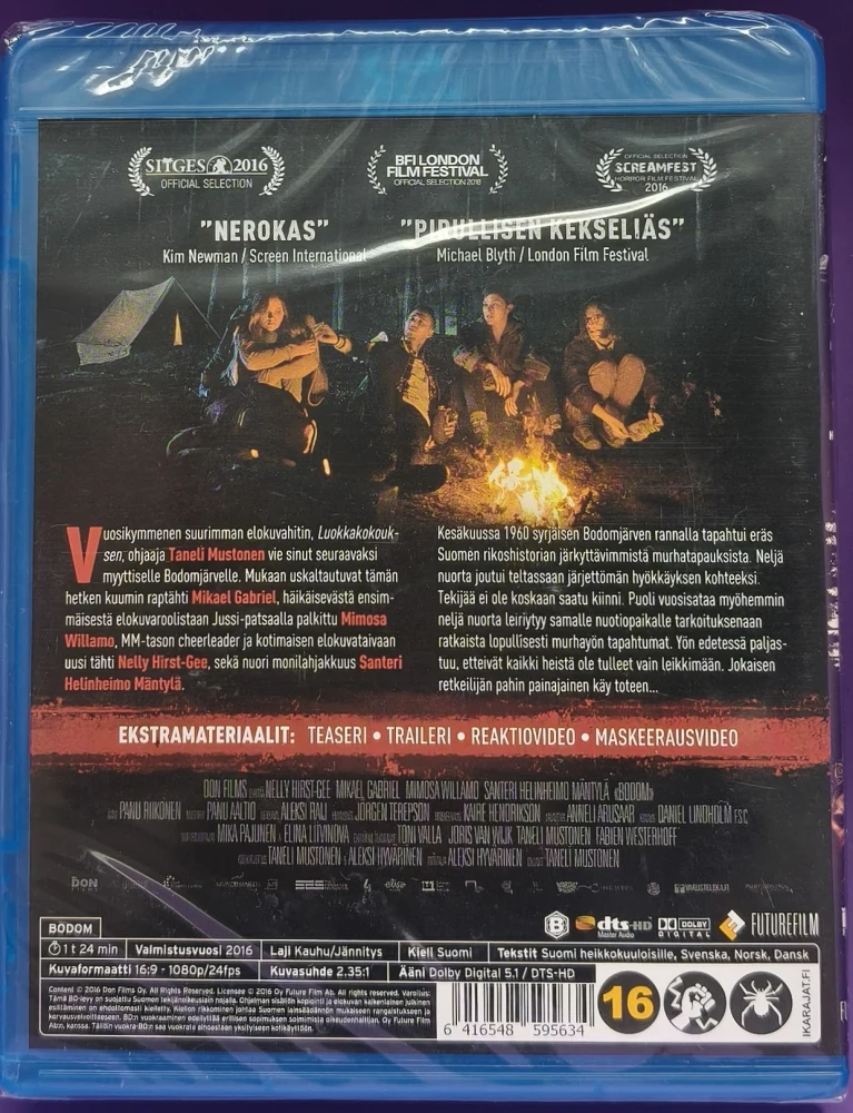 UUSI (BLU-RAY) Bodom (2016) Mikael Gabriel