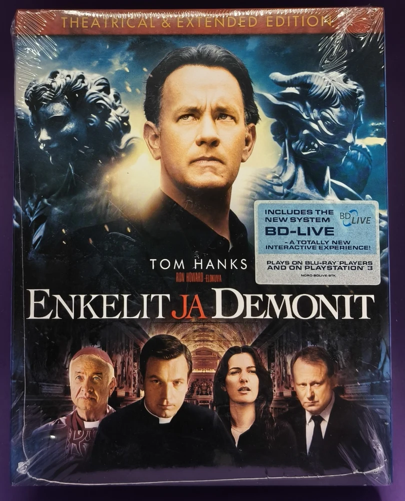 UUSI (BLU-RAY) Tom Hanks: Enkelit & Demonit (2009) SUOMIKANNET