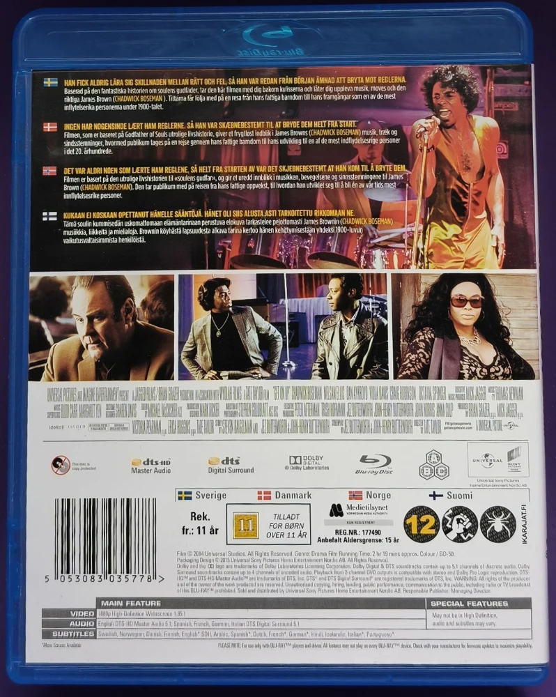 BLU-RAY) Get On Up (2014) SUOMITEKSTIT
