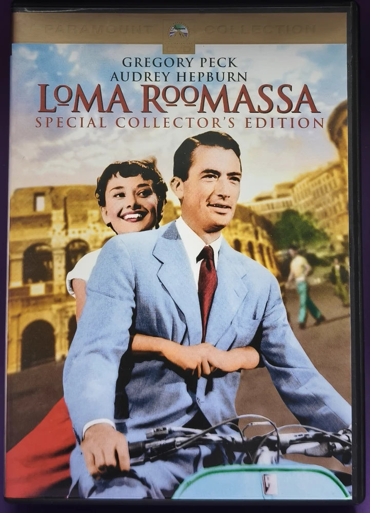 DVD) Gregory Peck, Audrey Hepburn: Loma Roomassa (1953) SUOMIKANNET