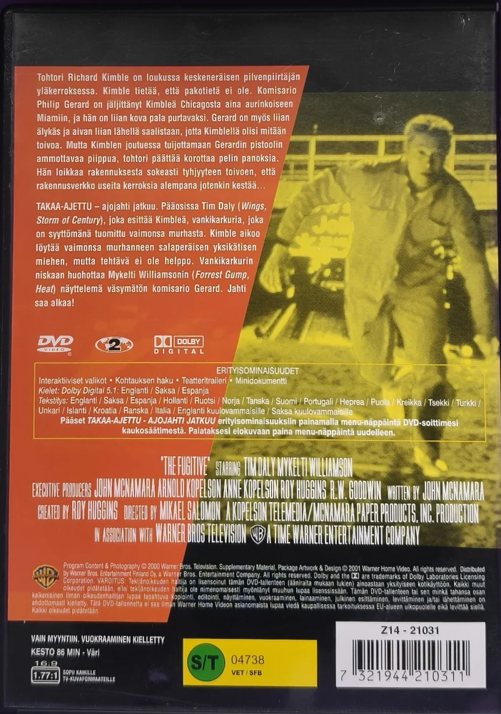 DVD) Takaa-Ajettu: Ajojahti Jatkuu (2000)
