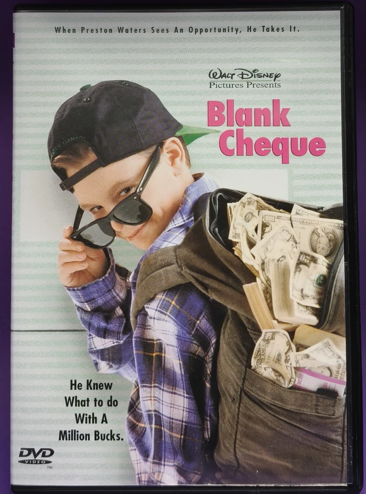 DVD) WALT DISNEY: Pikku pohatta - Blank Check (1994)