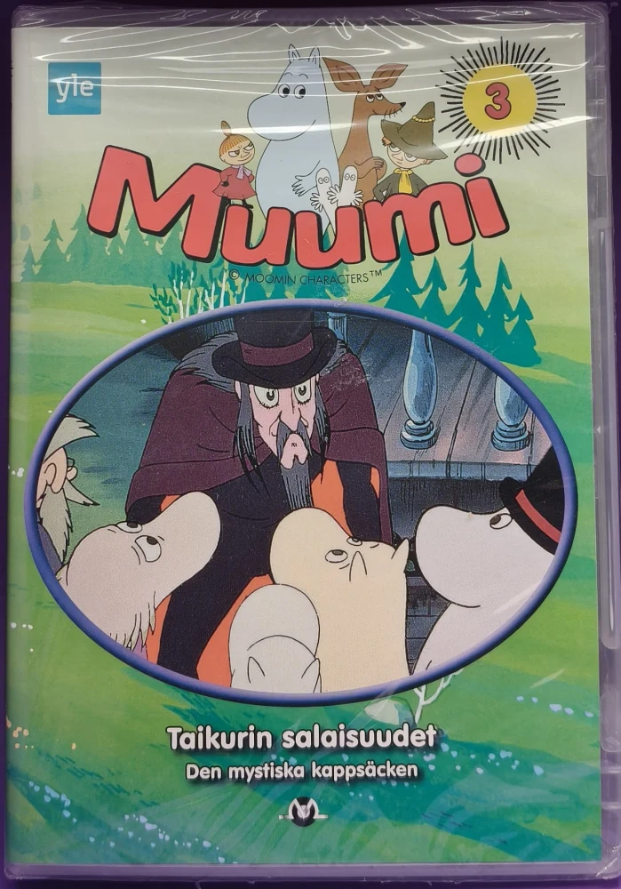 UUSI (DVD) Muumi 3 - Taikurin salaisuudet "VANHAT ÄÄNET"