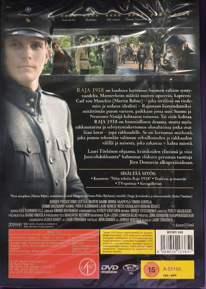 UUSI (DVD) Raja 1918 (2007)