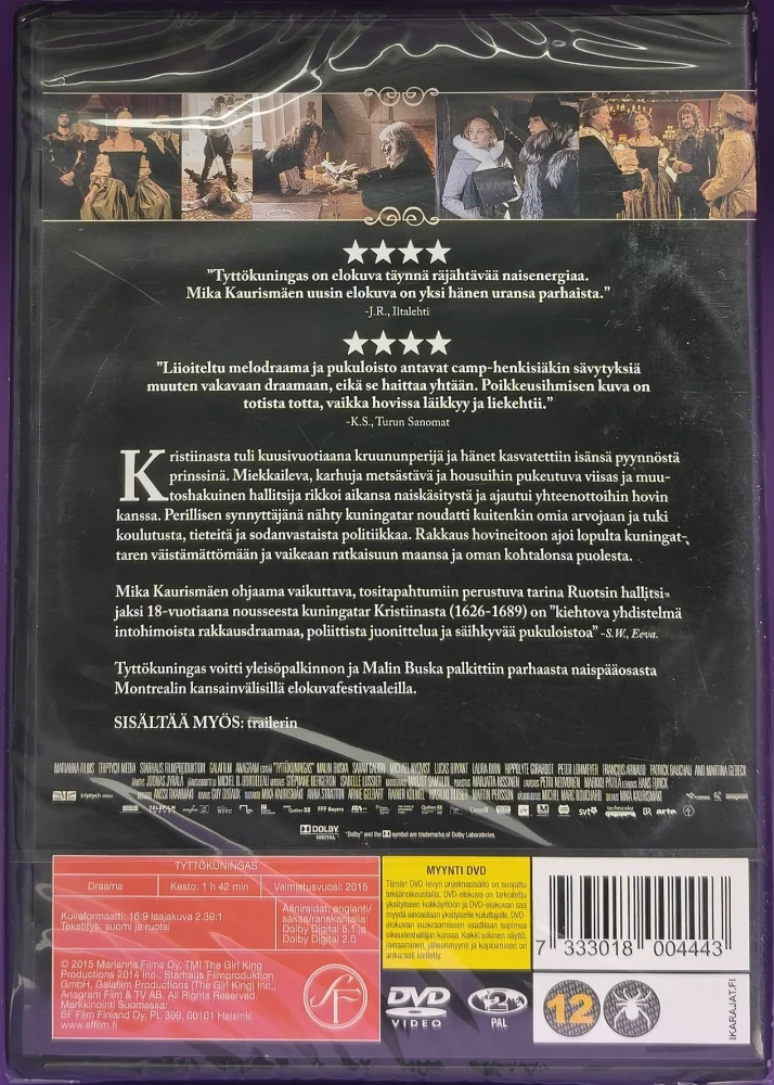 UUSI (DVD) Mika Kaurismäki: Tyttökuningas (2015)
