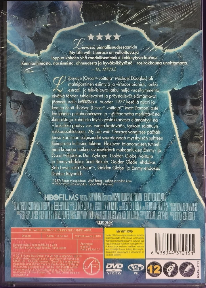 UUSI (DVD)  Michael Douglas: My Life With Liberace (2013)