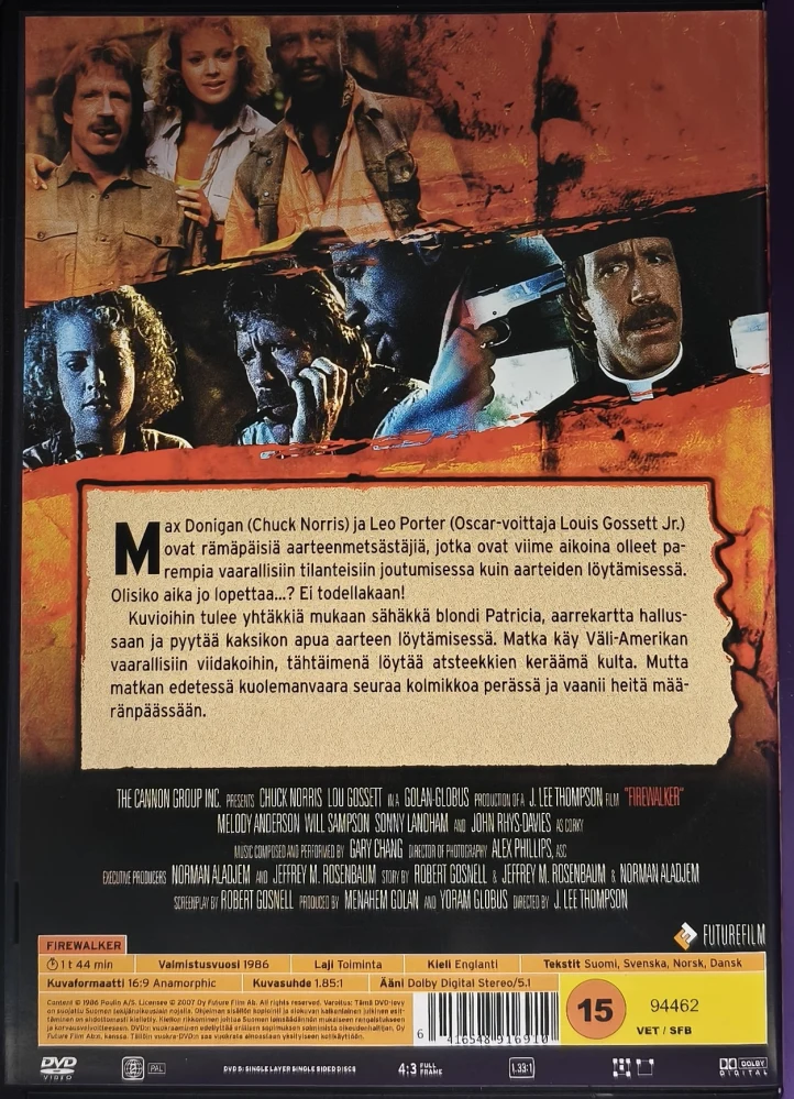 DVD) Chuck Norris: Firewalker - Tulijalka (1986) SUOMIKANNET