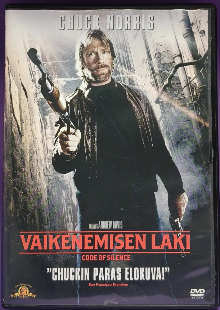 DVD) Chuck Norris: Vaikenemisen laki - Code of Silence (1985)