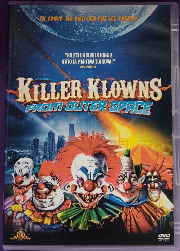 DVD) Killer Klowns From Outer Space (1988) SUOMIKANNET