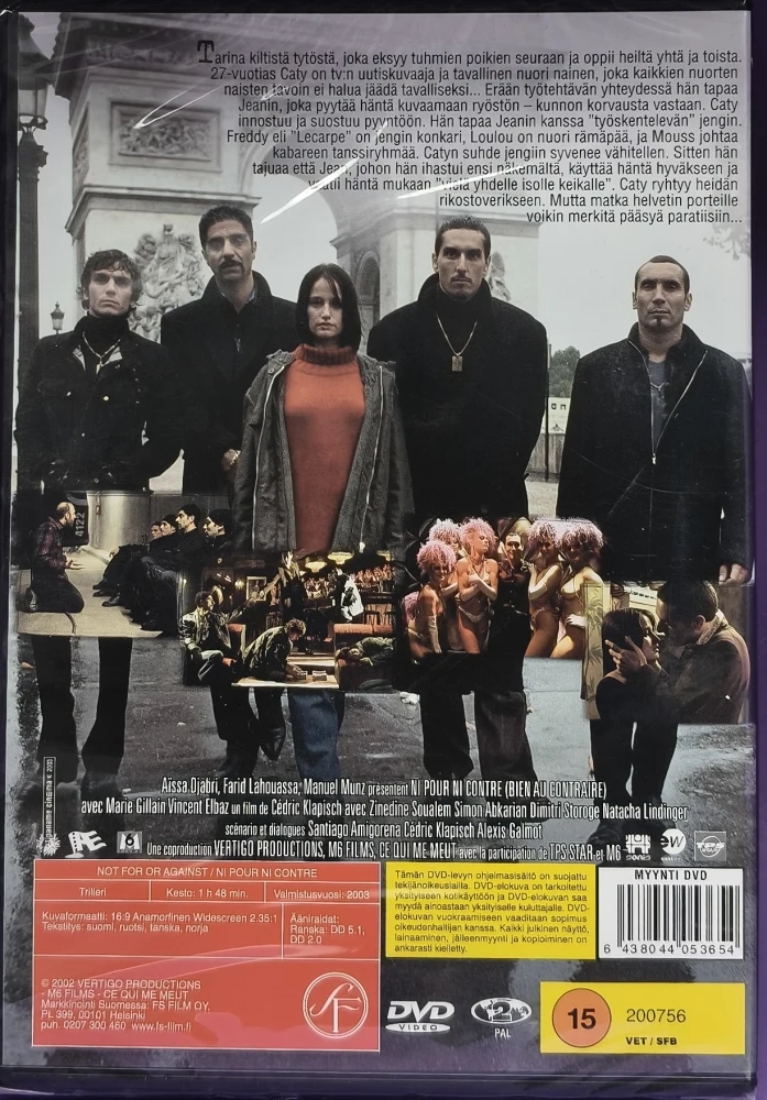 UUSI (DVD) Not For Or Against (2003)