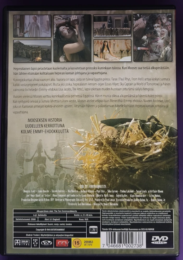 DVD) Dougray Scott: Kymmenen käskyä (2006) SUOMIKANNET