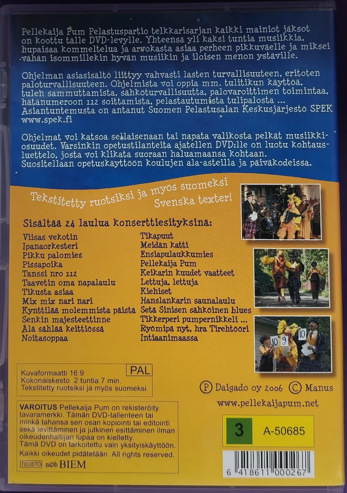 DVD) Pelastuspartio Pellekaija Pum – Riemukas TV-sarja (2006