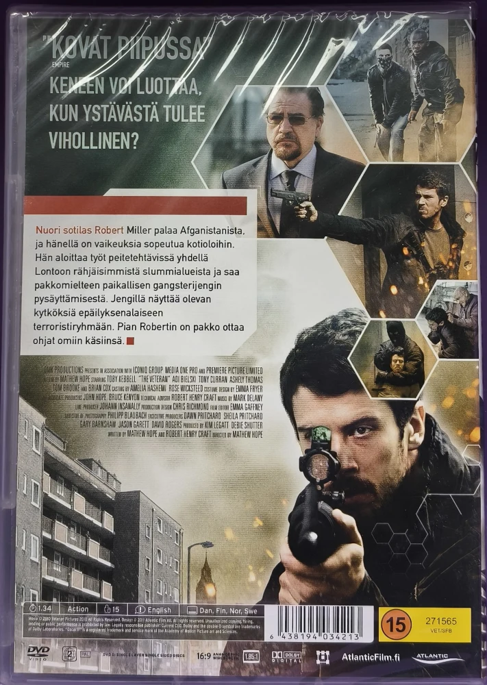 UUSI (DVD) The Veteran (2010) Toby Kebbell
