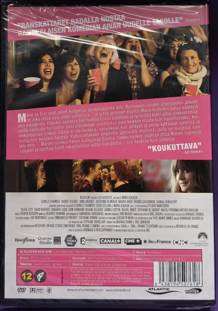 UUSI (DVD) Ranskattaret radalla - Les gazelles (2014