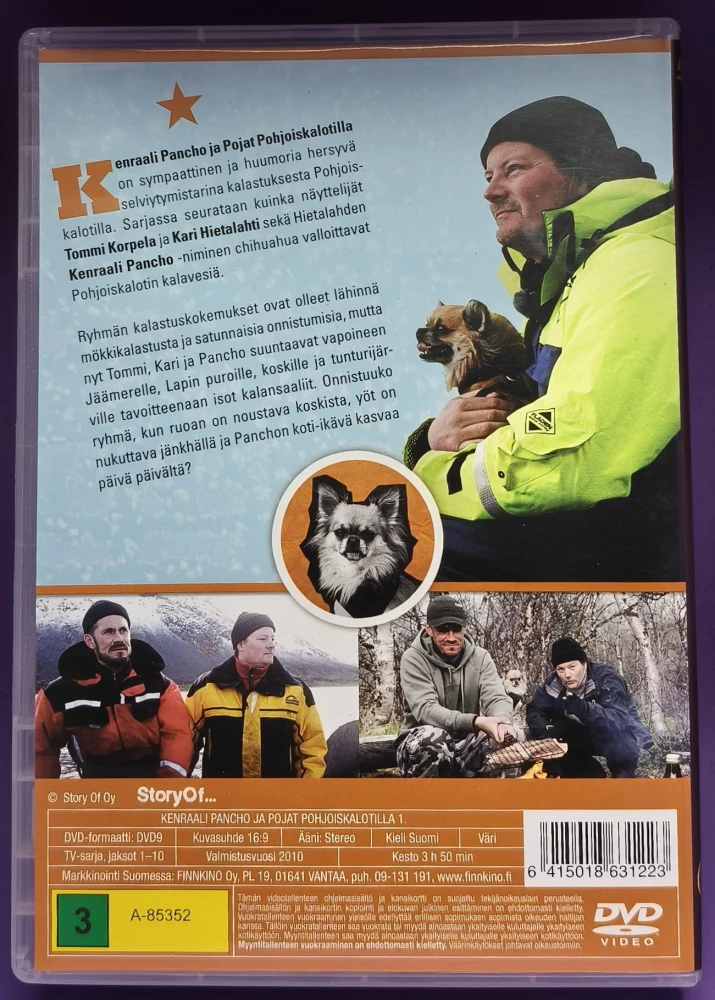 DVD) Kenraali Pancho ja pojat Pohjoiskalotilla 1 (2010) Tommi Korpela, Kari Hietalahti