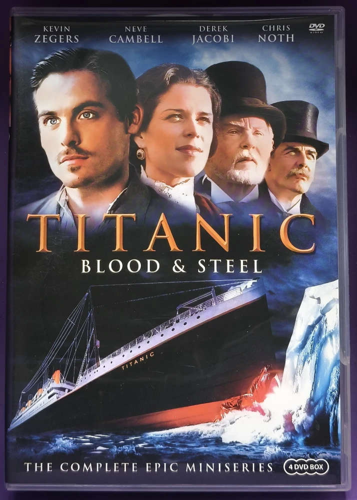 4 DVD) Titanic Blood & Steel (2012) 12-osainen TV-sarja