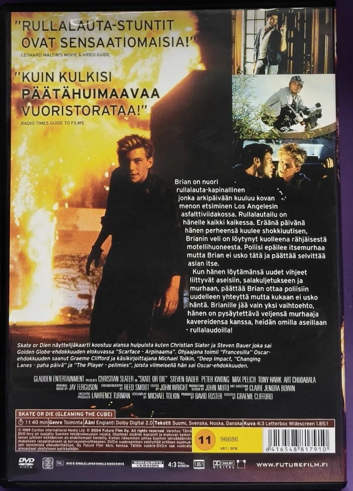 DVD) Christian Slater: Skate Or Die (1989) SUOMIKANNET
