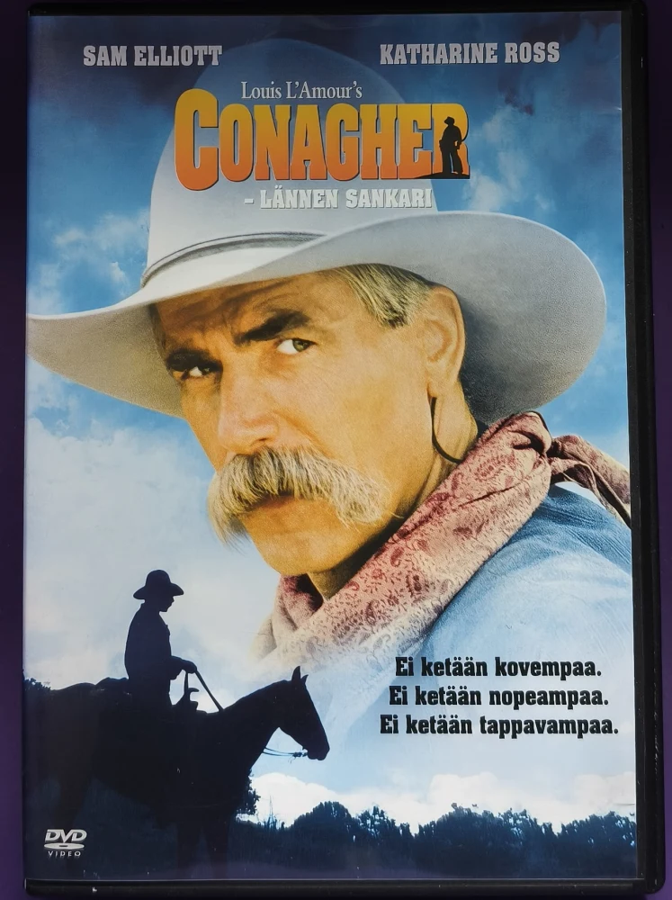 DVD) Sam Elliott: Conagher - Lännen Sankari (1991) SUOMIKANNET