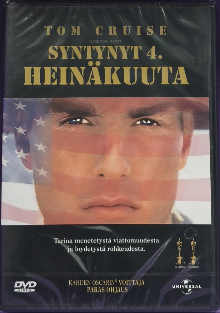 UUSI (DVD) Tom Cruise: Syntynyt 4. Heinäkuuta - SUOMIKANNET (1989)