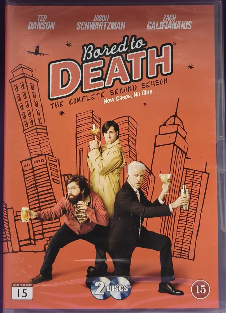 UUSI (2 DVD) Bored to Death - Kausi 2 (2011) Ted Danson