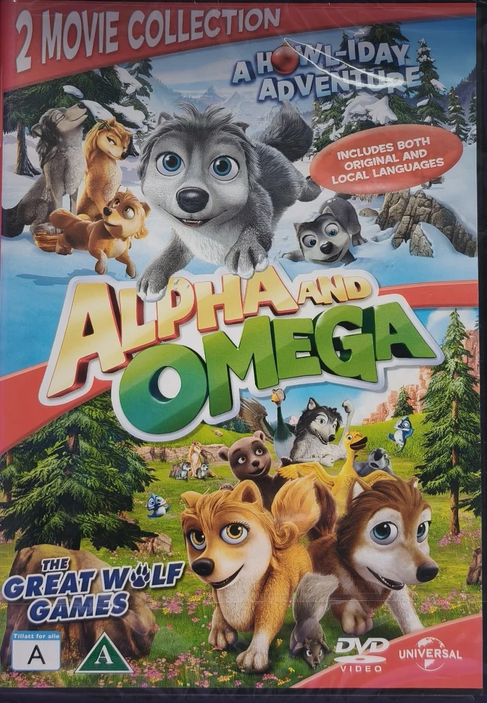 UUSI (DVD) Alfa ja Omega 2 & 3 - (2013&2014) SUOMIPUHE