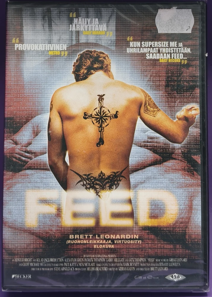 UUSI! DVD)  Patrick Thompson: Feed (2005) SUOMIKANNET