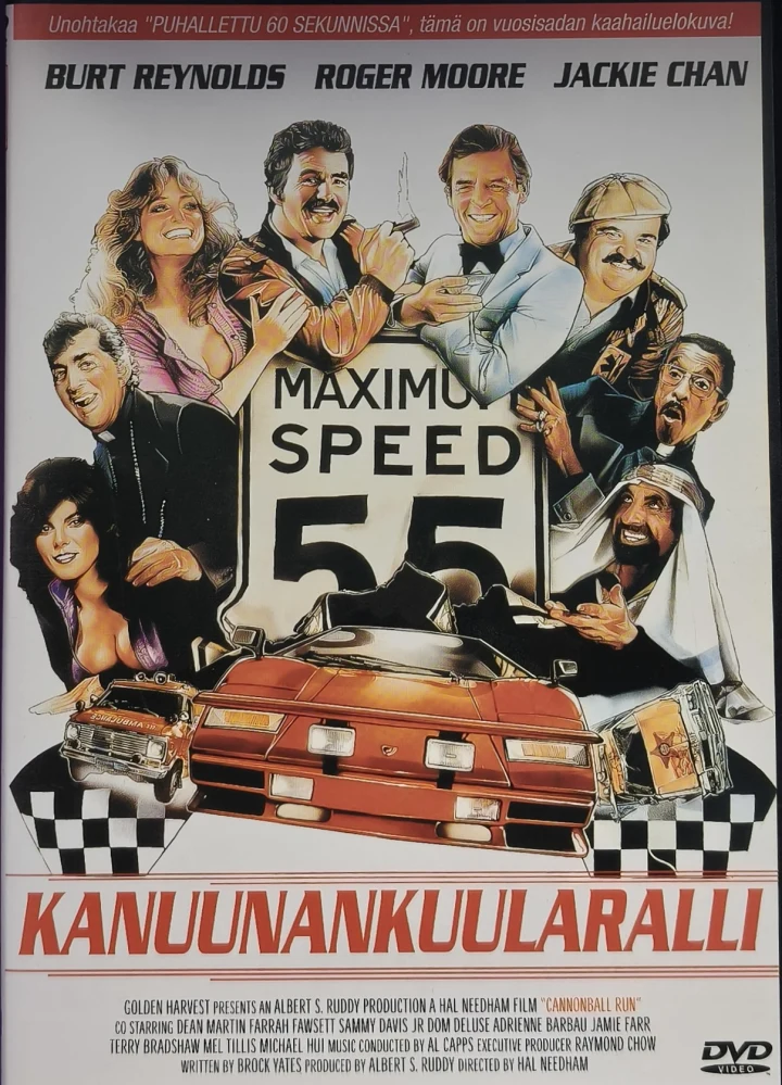 DVD) Burt Reynolds: Kanuunankuularalli (1981) SUOMIKANNET