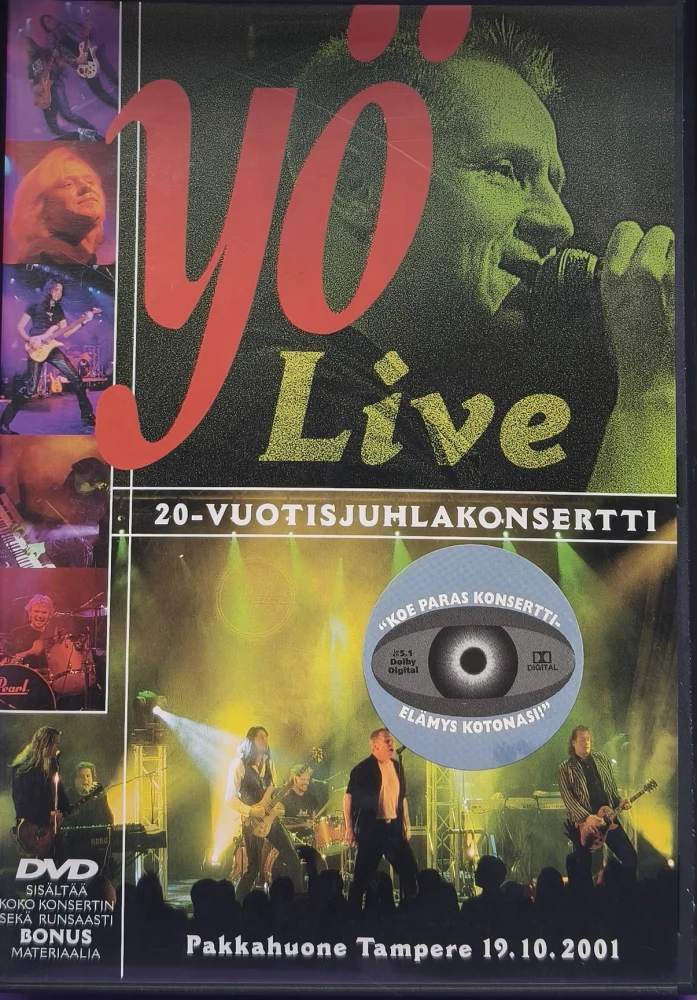 DVD) YÖ -LIVE - 20-Vuotisjuhlakonsertti (2001)