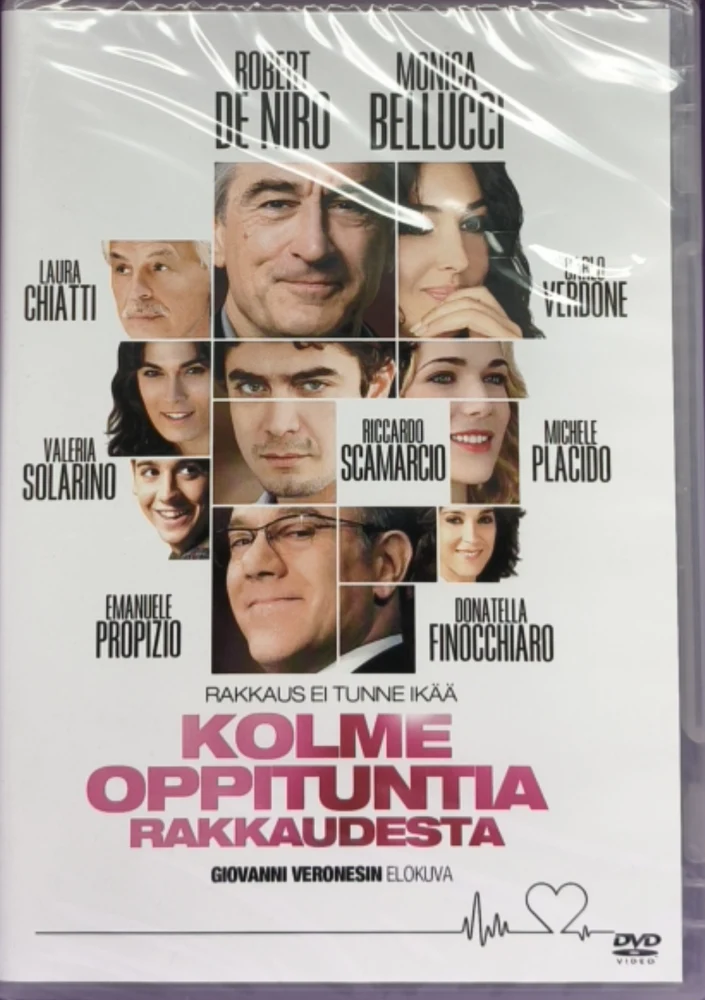UUSI (DVD) Robert De Niro, Monica Bellucci: Kolme oppituntia rakkaudesta (2011)