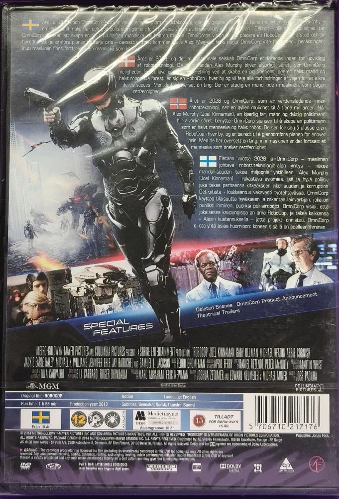 UUSI (DVD) Robocop (2013)