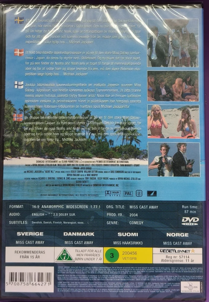 UUSI (DVD) Miss Cast Away - Miss Haaksirikko (2004) mm. Michael Jackson