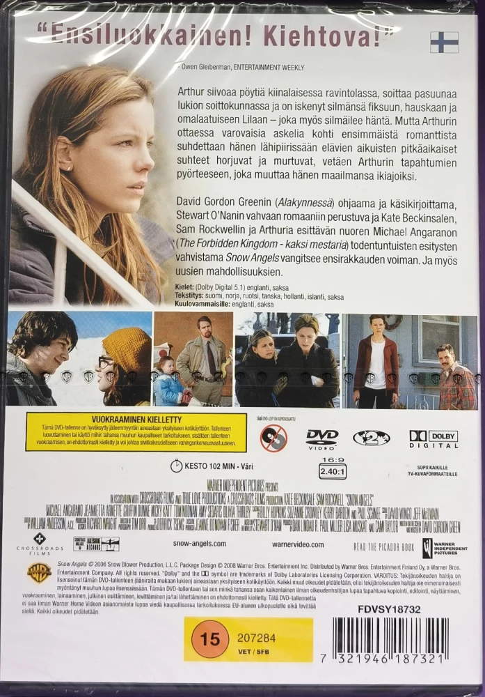 UUSI (DVD) Kate Beckinsale: Snow Angels (2007)