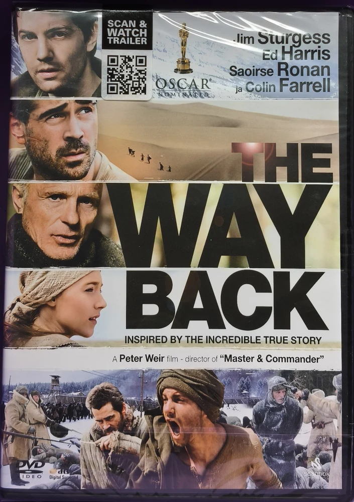 UUSI (DVD) The Way Back (2010) Colin Farrell, Ed Harris