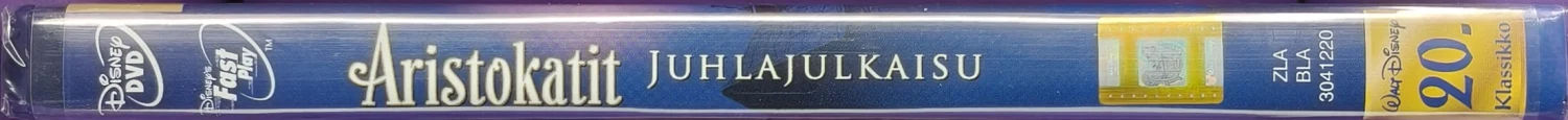 UUSI (DVD) Walt Disney Klassikko 20. Aristokatit (1970)
