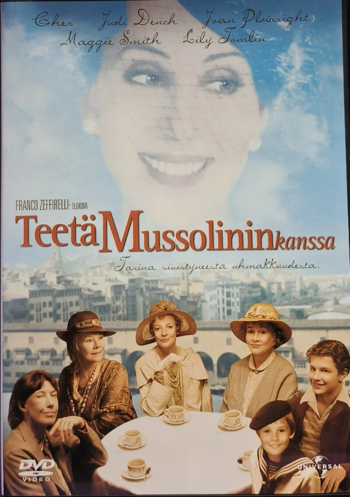 DVD) Cher, Maggie Smith: Teetä Mussolinin kanssa (1999) SUOMIKANNET