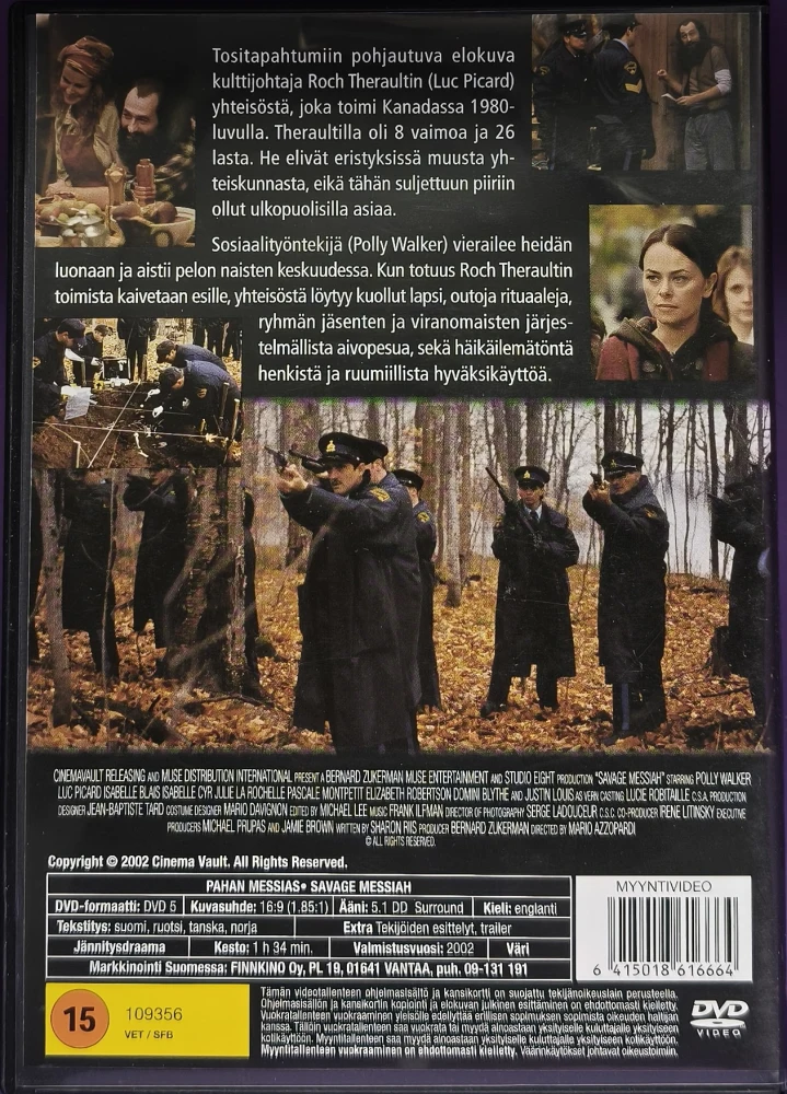 DVD) Pahan messias - Savage Messiah (2002)