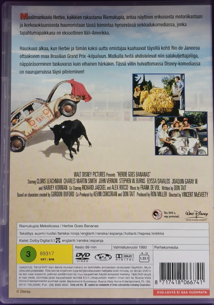 DVD) WALT DISNEY: Riemukupla Meksikossa (1980) SUOMIKANNET