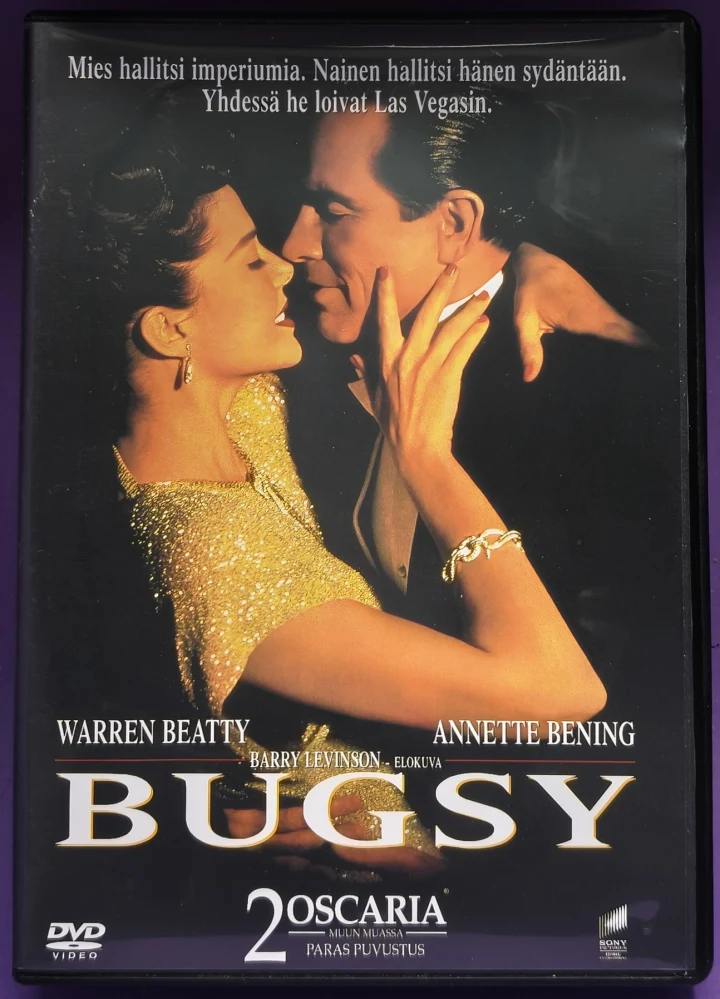 DVD) Warren Beatty: Bugsy (1991) SUOMIKANNET
