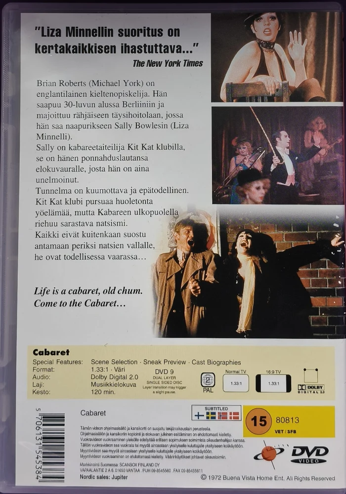 DVD) Liza Minnelli: Cabaret (1972) SUOMIKANNET - JUPITER