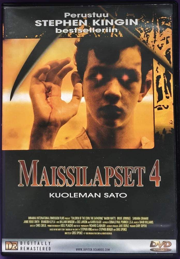 DVD) Maissilapset 4: Kuoleman sato (1996) SUOMIKANNET