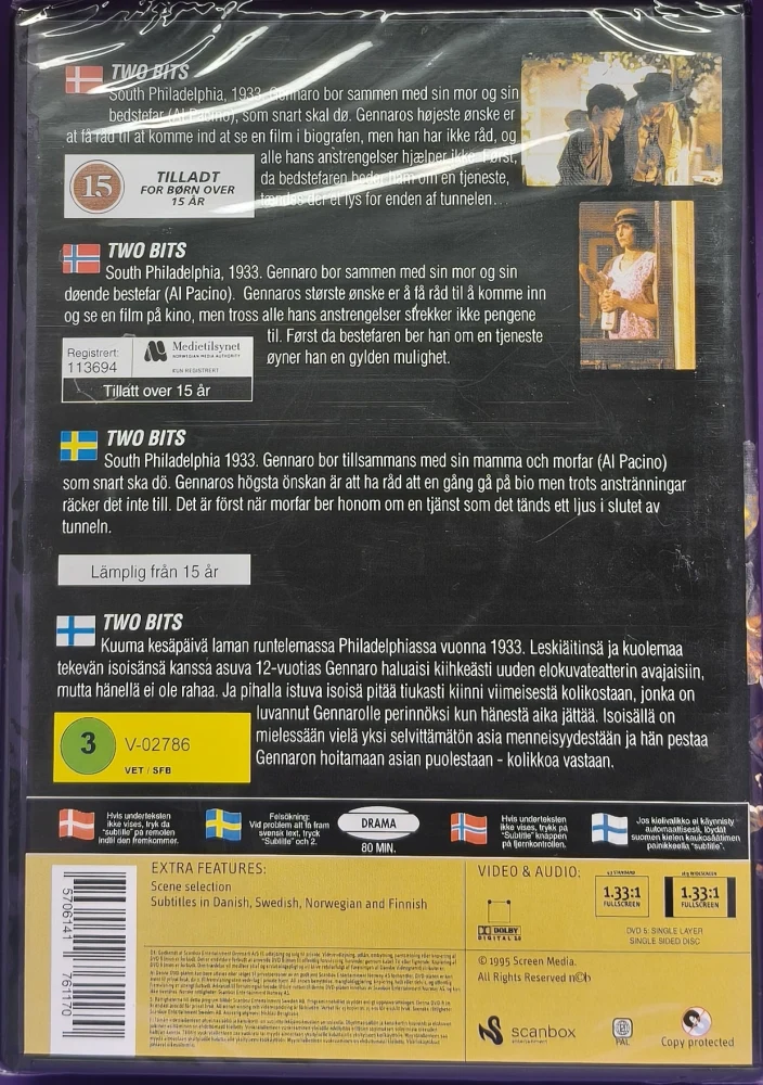 UUSI (DVD) Al Pacino: Two Bits - A Day to Remember (1995)