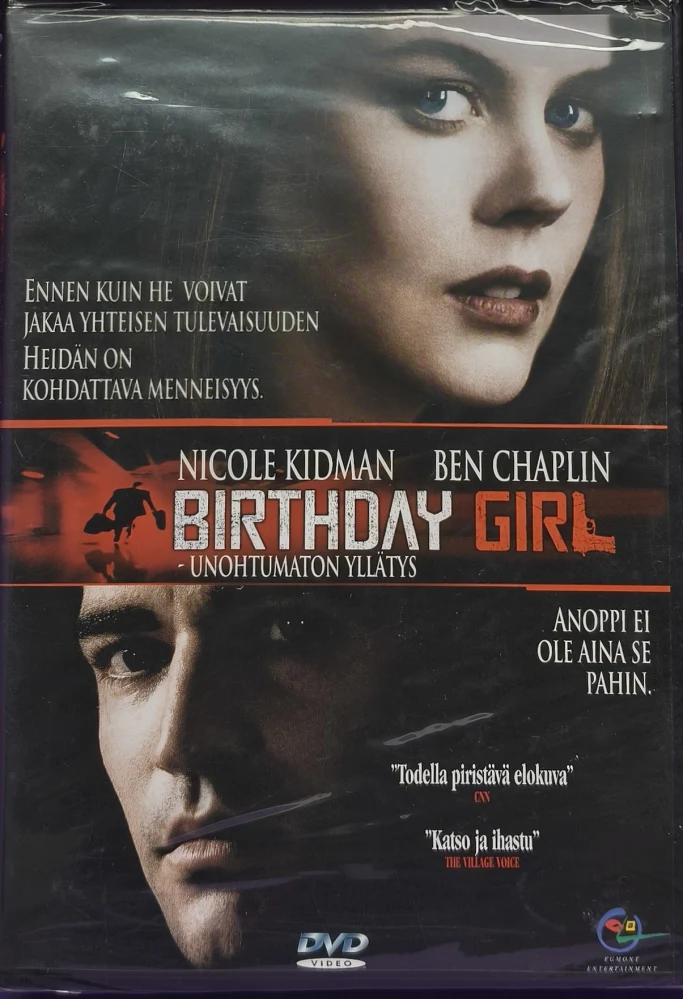 UUSI (DVD) Birthday Girl - Unohtumaton yllätys (2001) EGMONT