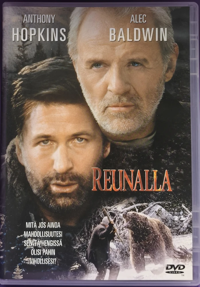 DVD) Anthony Hopkins, Alec Baldwin: Reunalla - The Edge (1997)